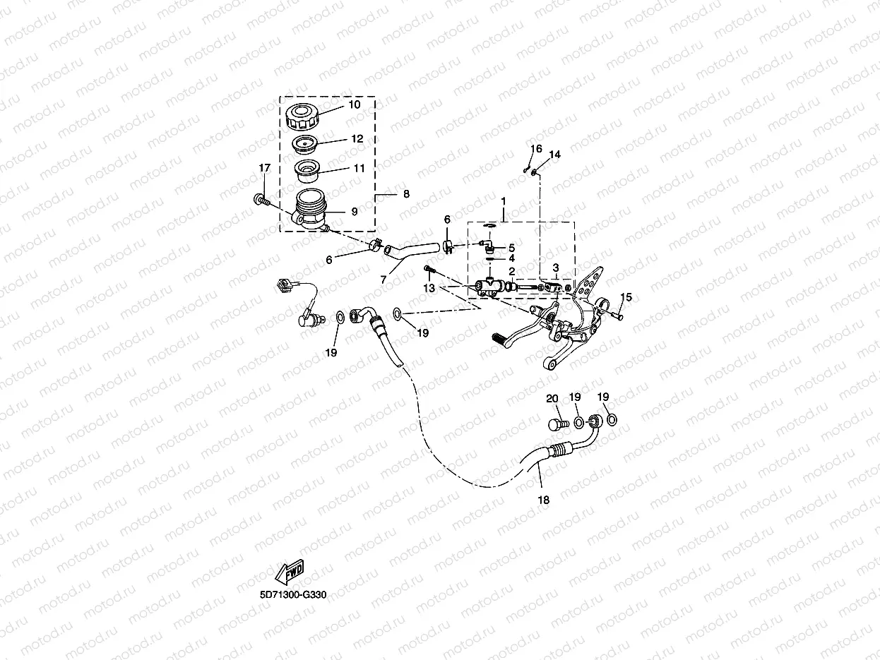 REAR MASTER CYLINDER