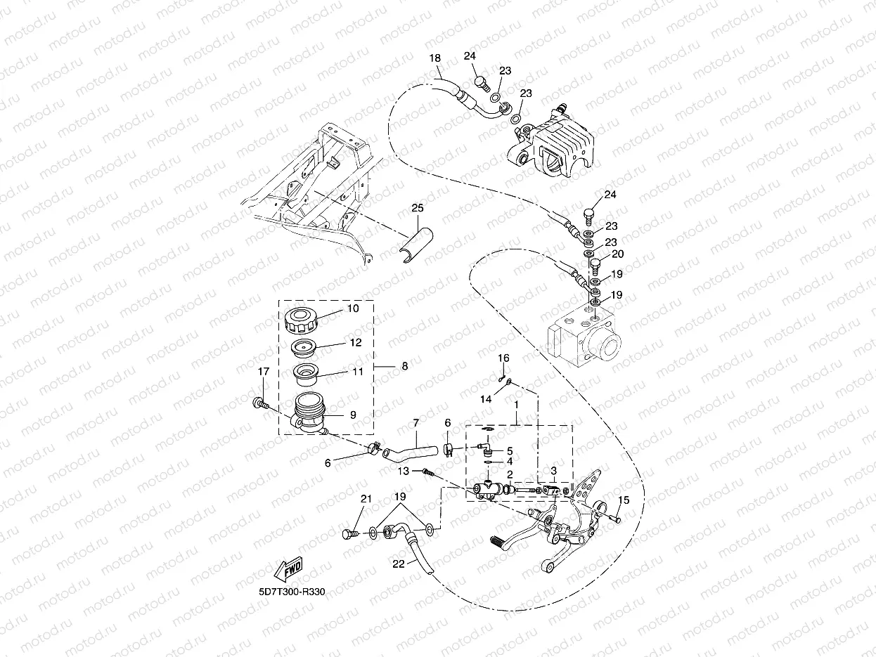 REAR MASTER CYLINDER