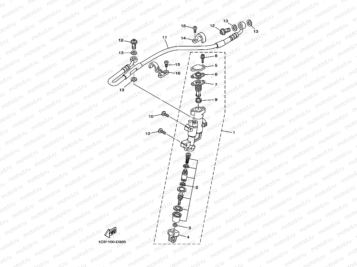 REAR MASTER CYLINDER