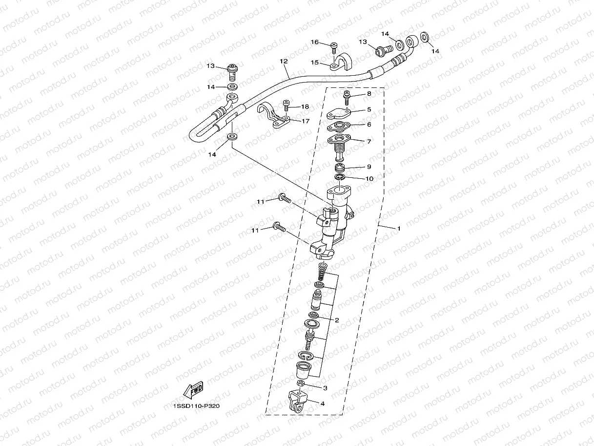 REAR MASTER CYLINDER