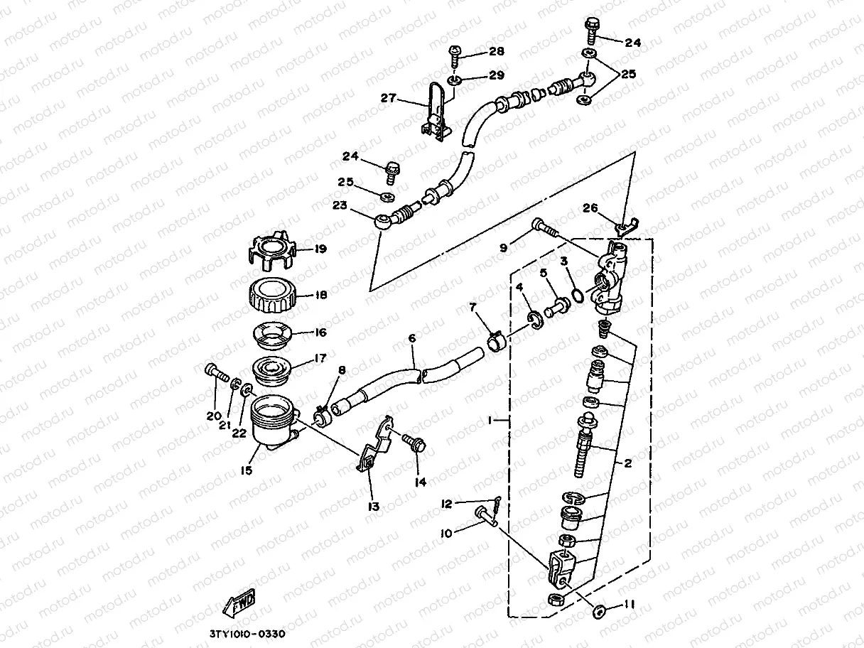 REAR MASTER CYLINDER