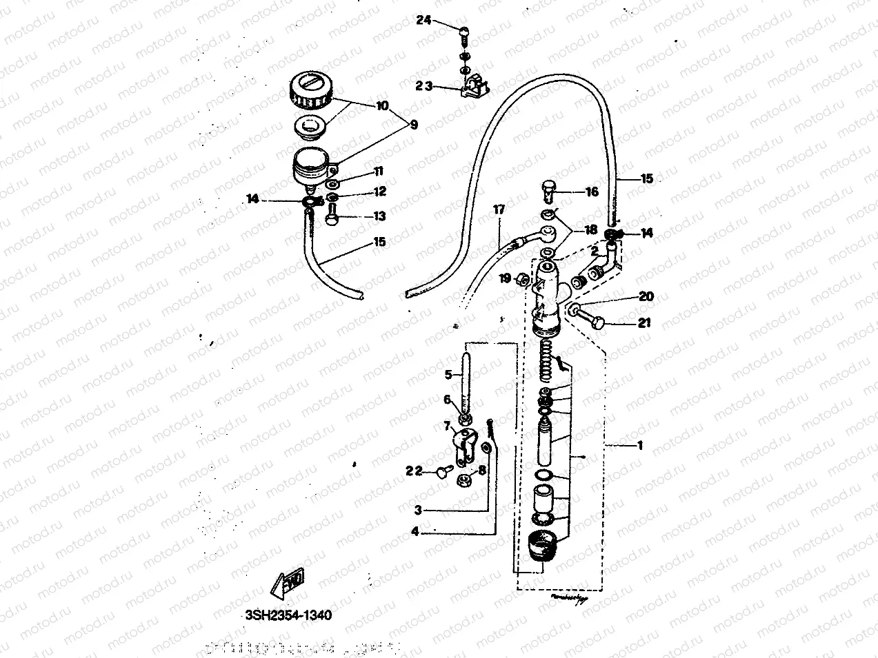 REAR MASTER CYLINDER