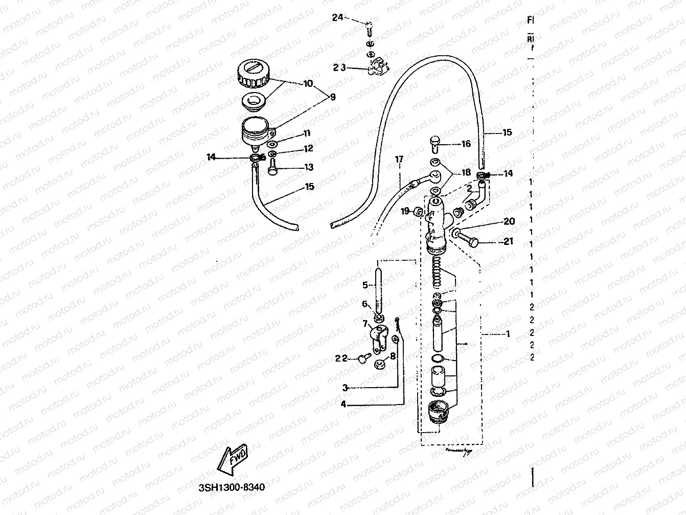 REAR MASTER CYLINDER