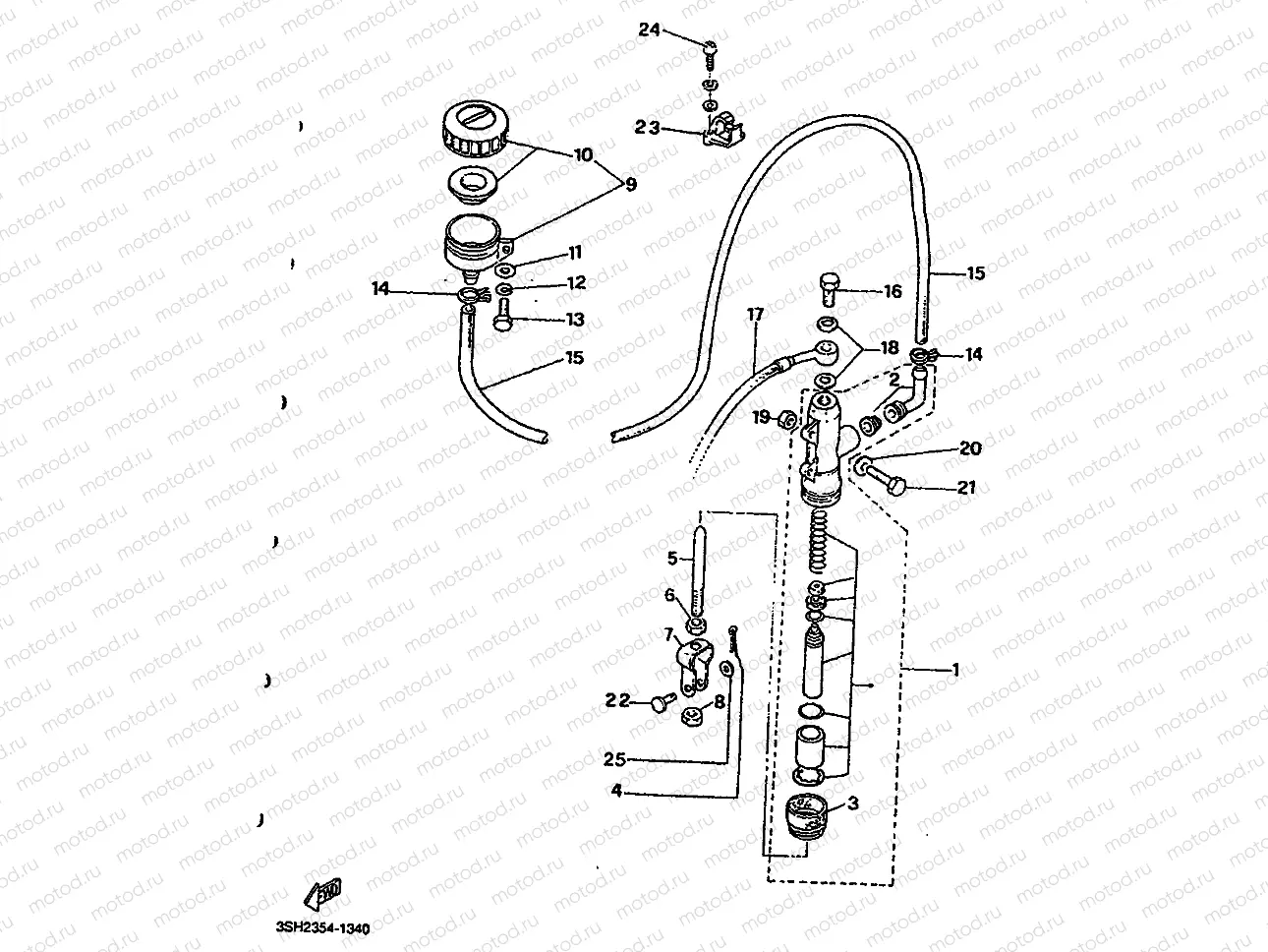 REAR MASTER CYLINDER