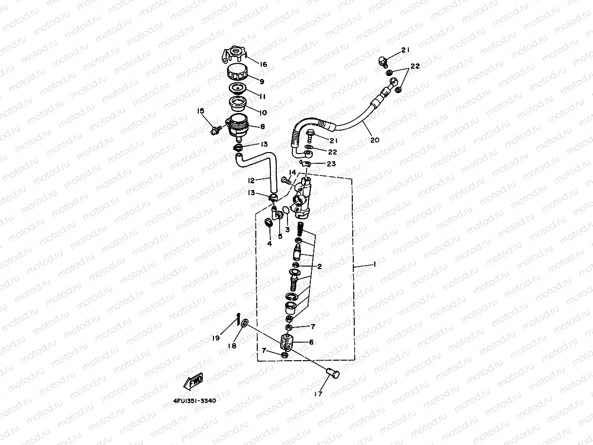 REAR MASTER CYLINDER