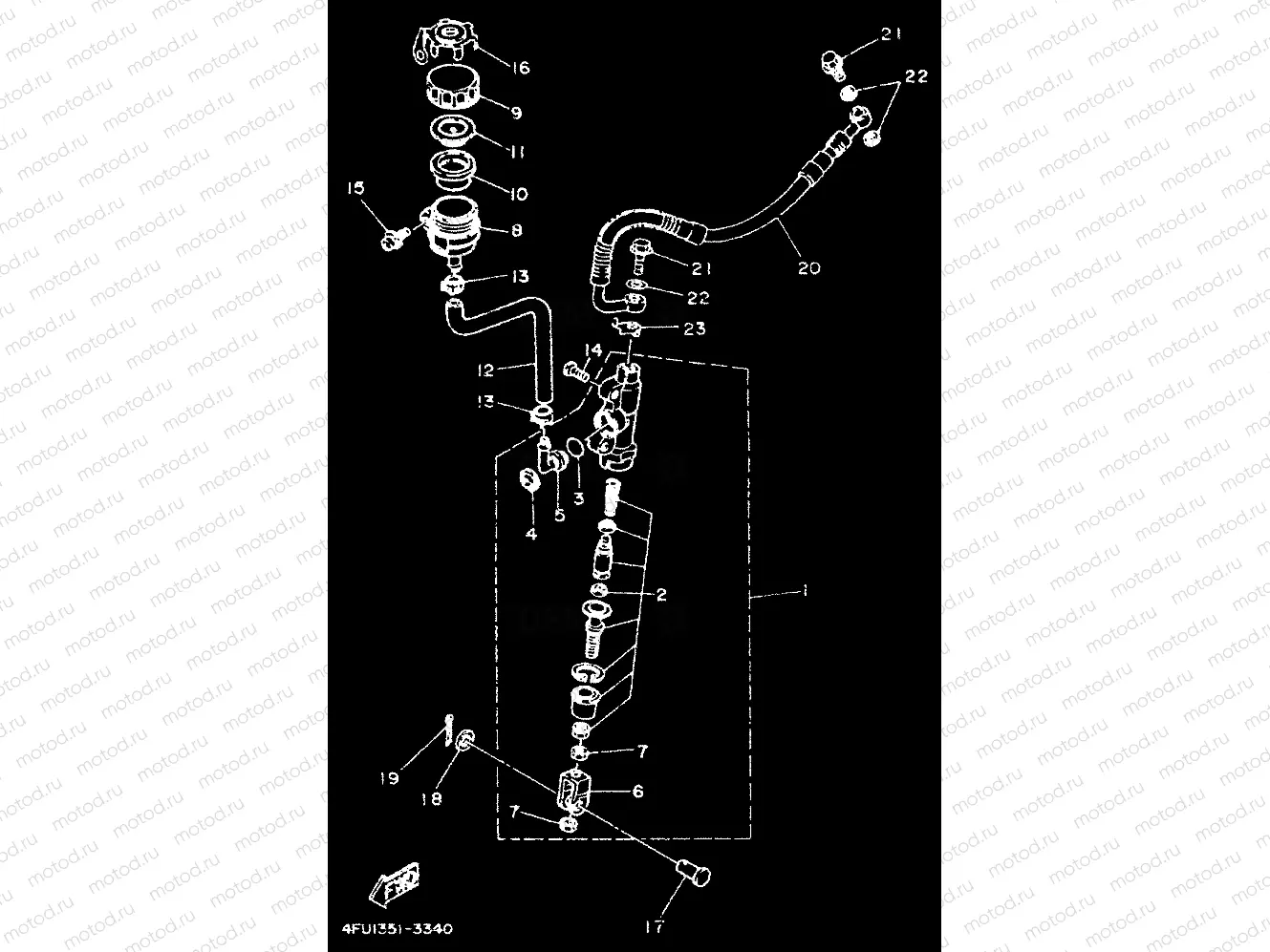 REAR MASTER CYLINDER