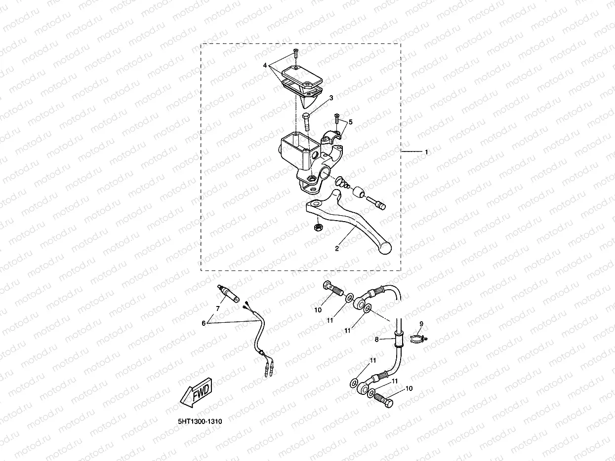 REAR MASTER CYLINDER