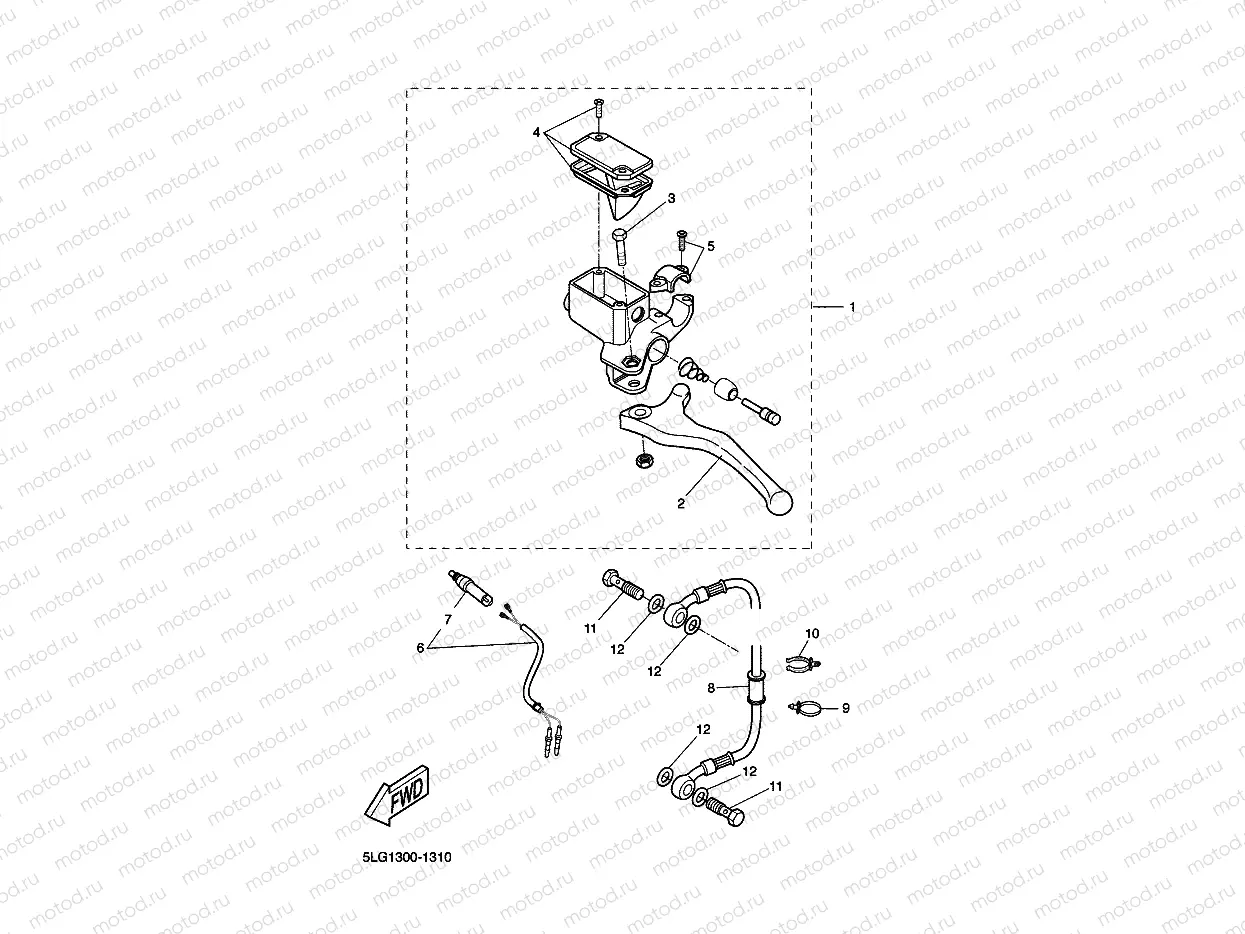 REAR MASTER CYLINDER