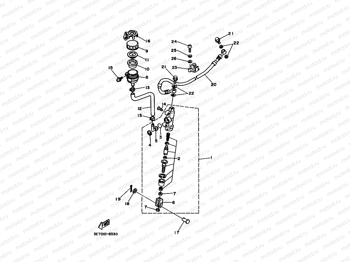 REAR MASTER CYLINDER