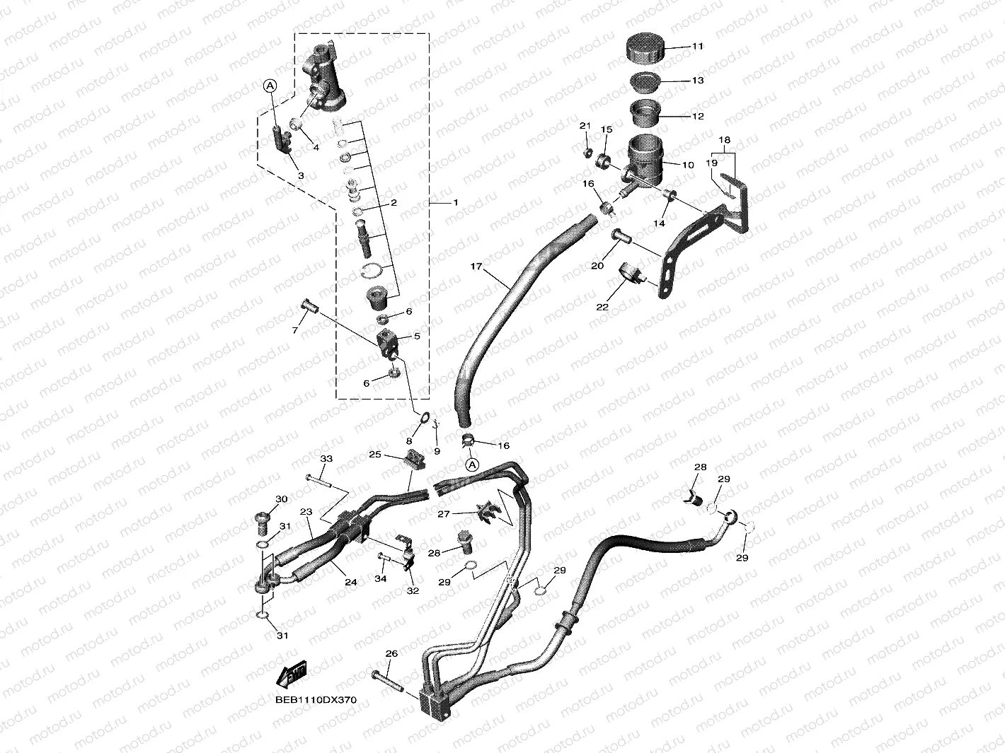 REAR MASTER CYLINDER