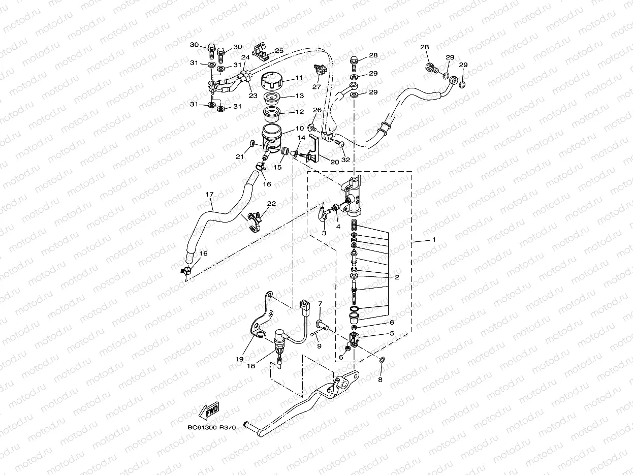 REAR MASTER CYLINDER