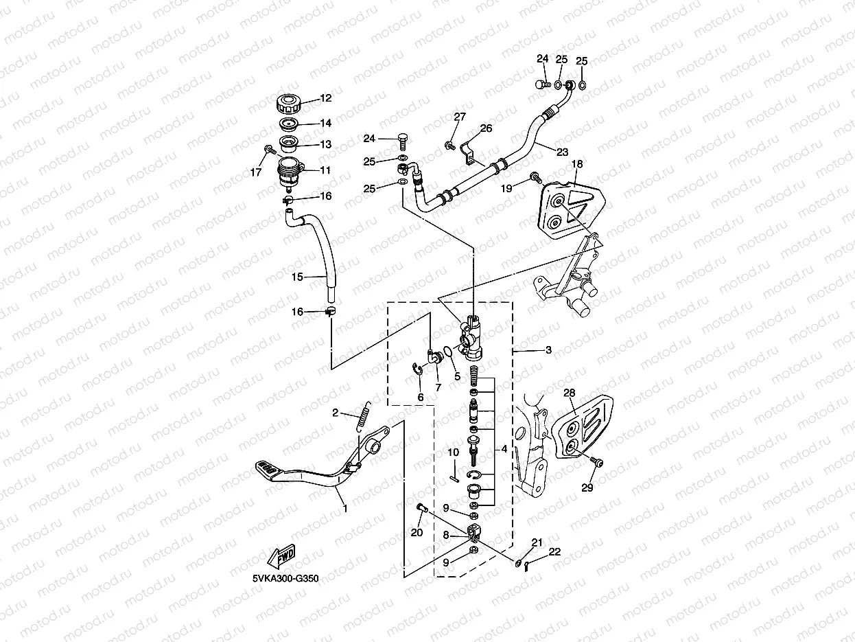 REAR MASTER CYLINDER