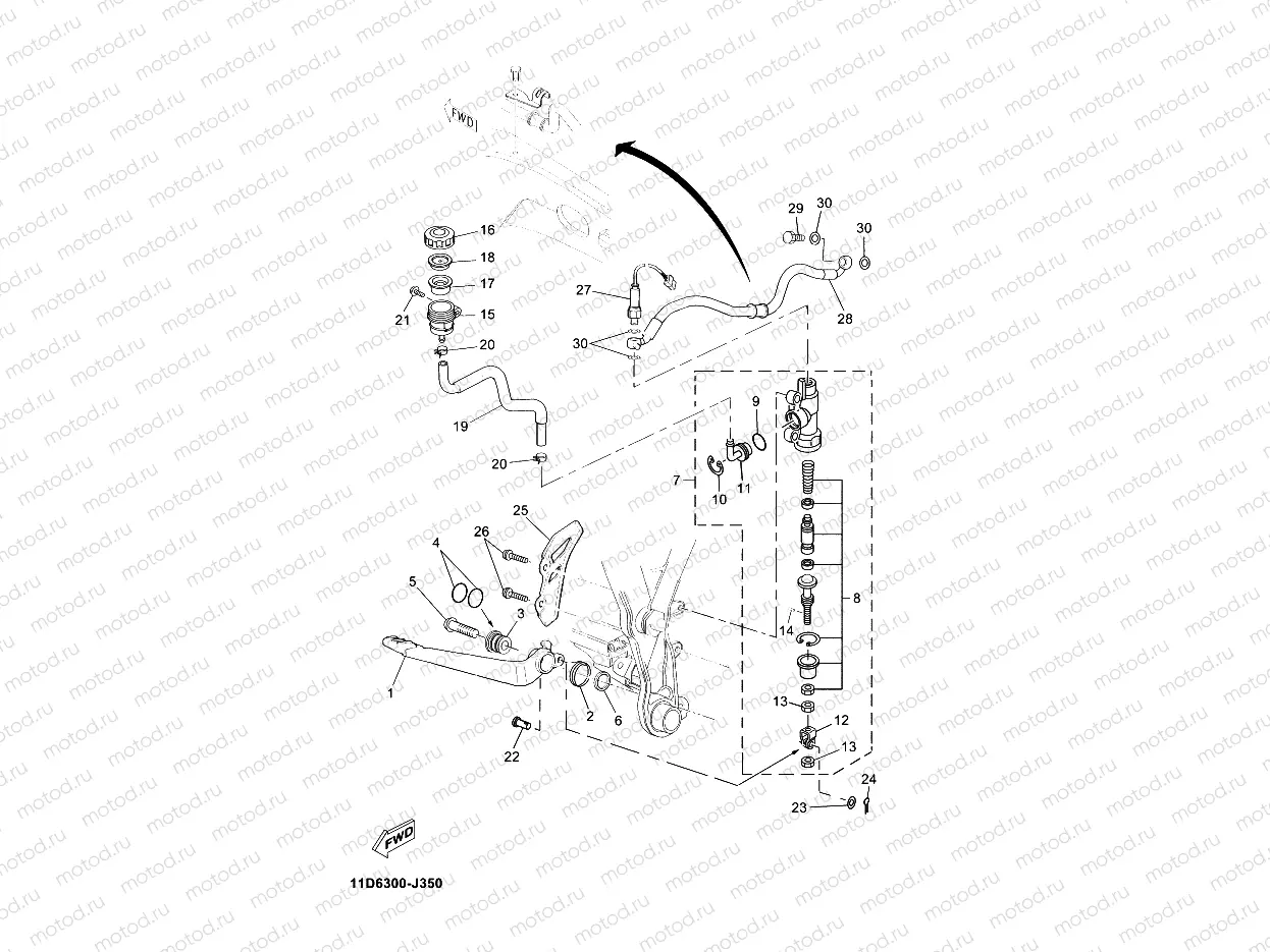 REAR MASTER CYLINDER