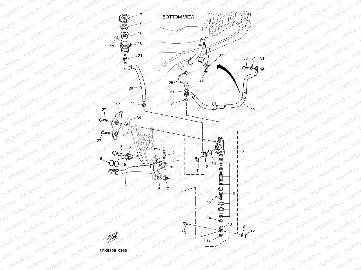 REAR MASTER CYLINDER