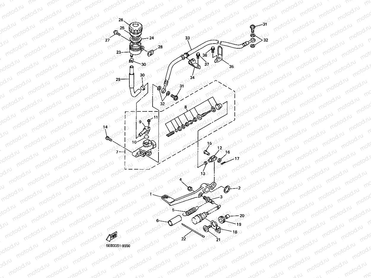 REAR MASTER CYLINDER