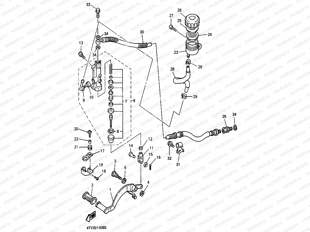 REAR MASTER CYLINDER