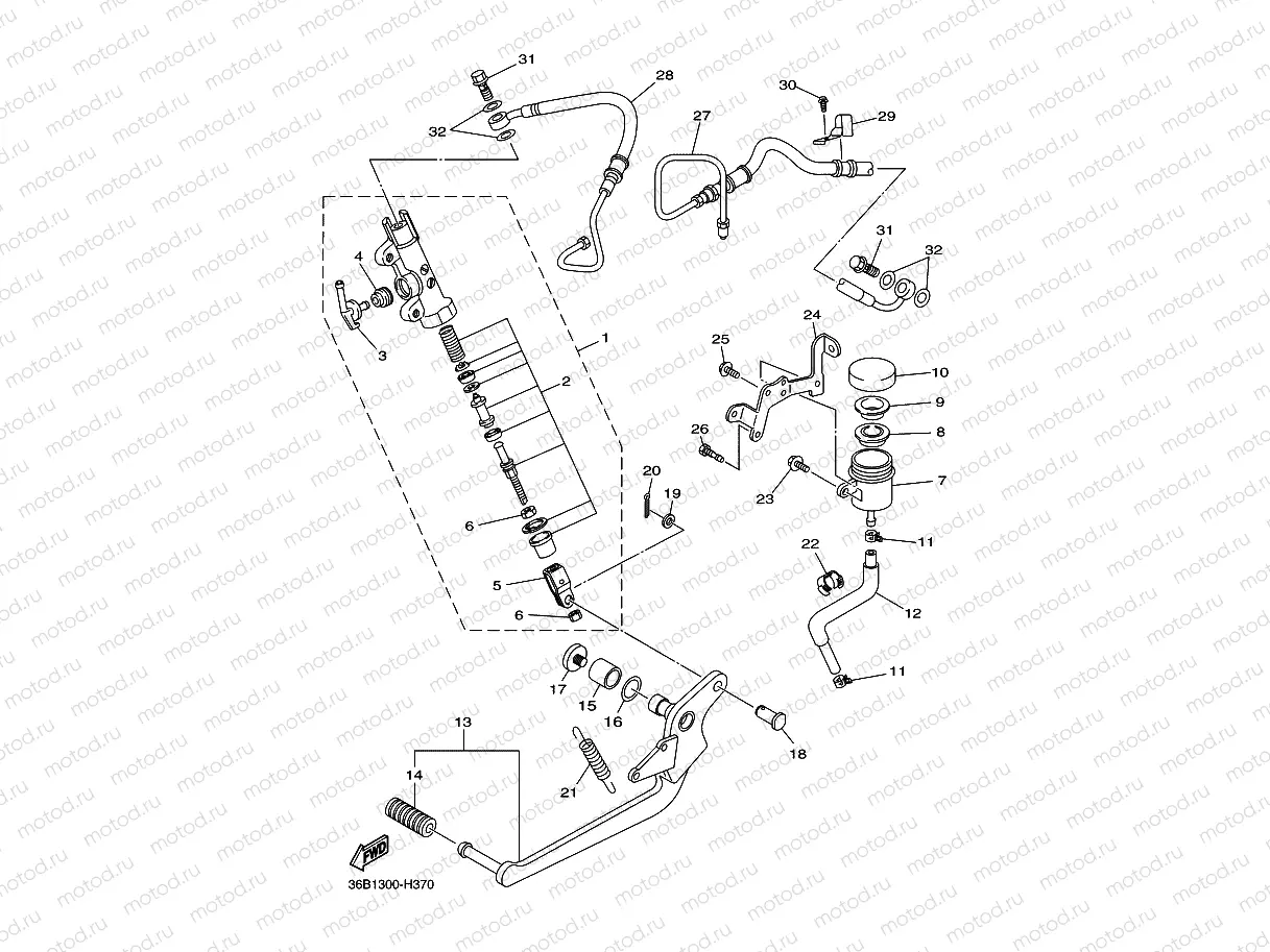 REAR MASTER CYLINDER