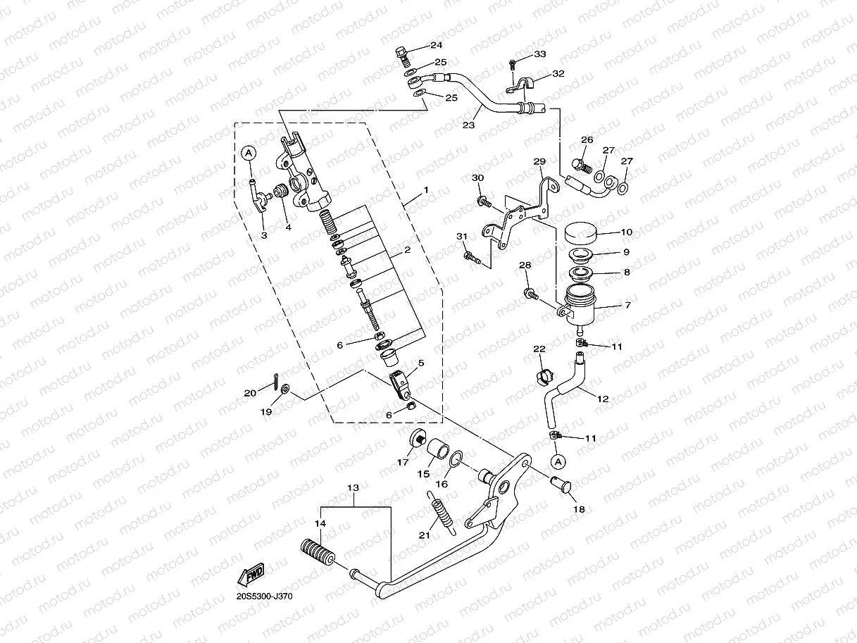 REAR MASTER CYLINDER