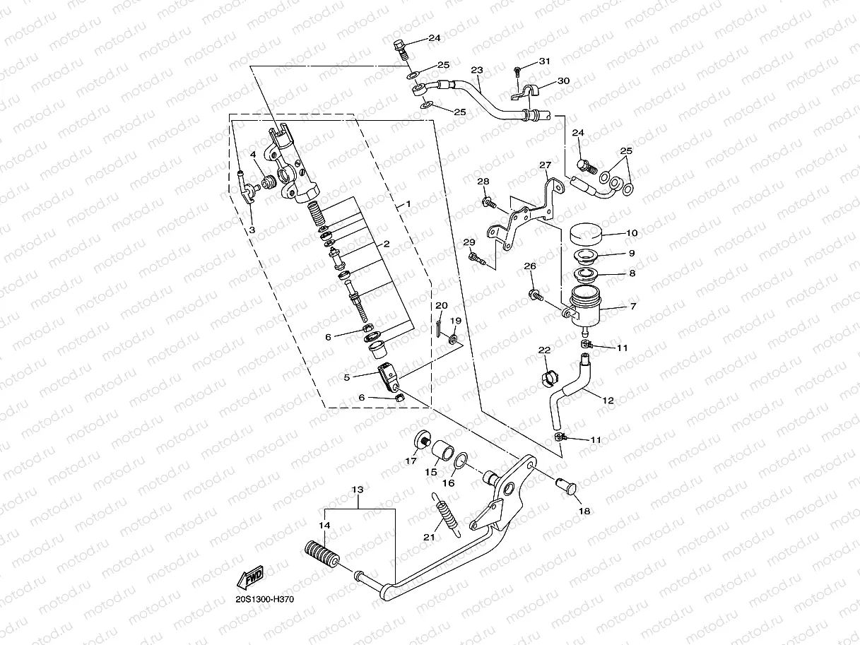 REAR MASTER CYLINDER