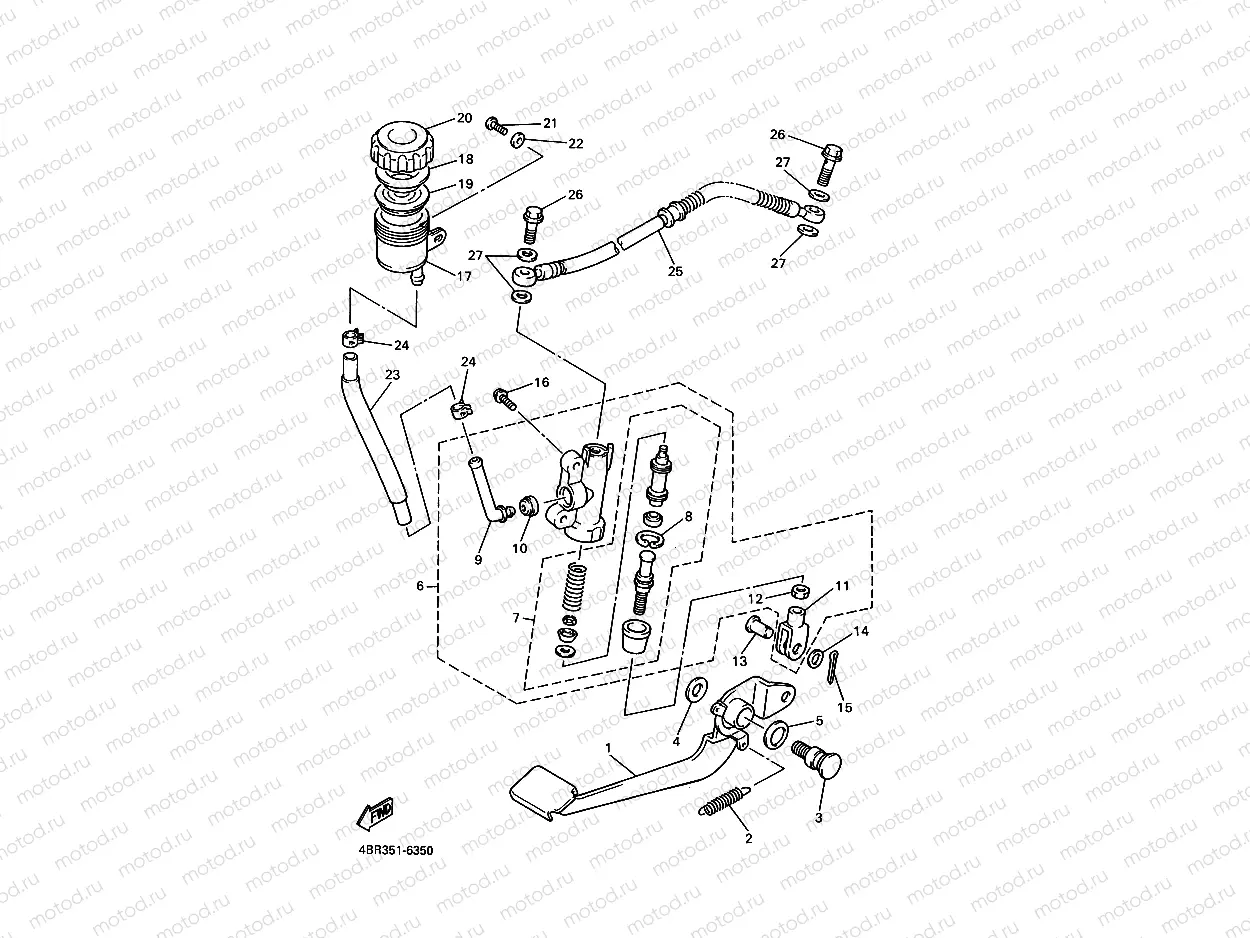 REAR MASTER CYLINDER