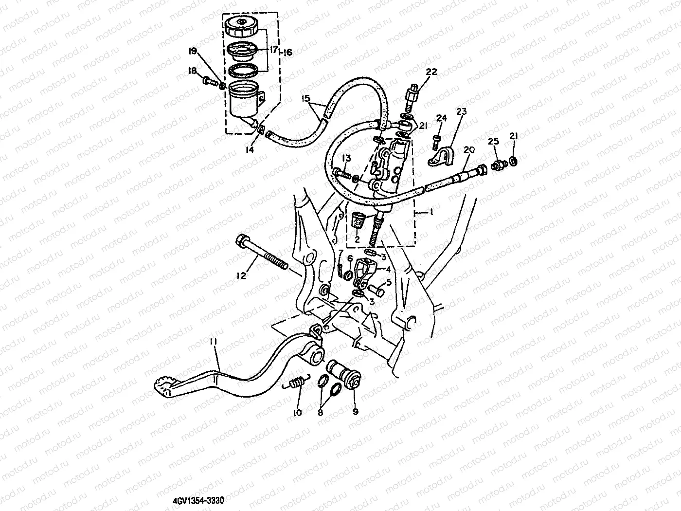 REAR MASTER CYLINDER
