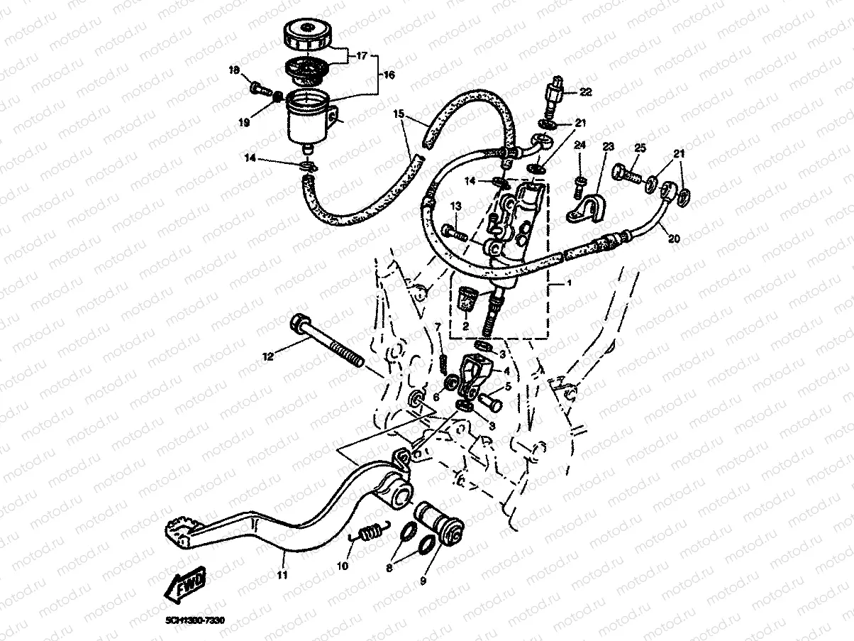 REAR MASTER CYLINDER