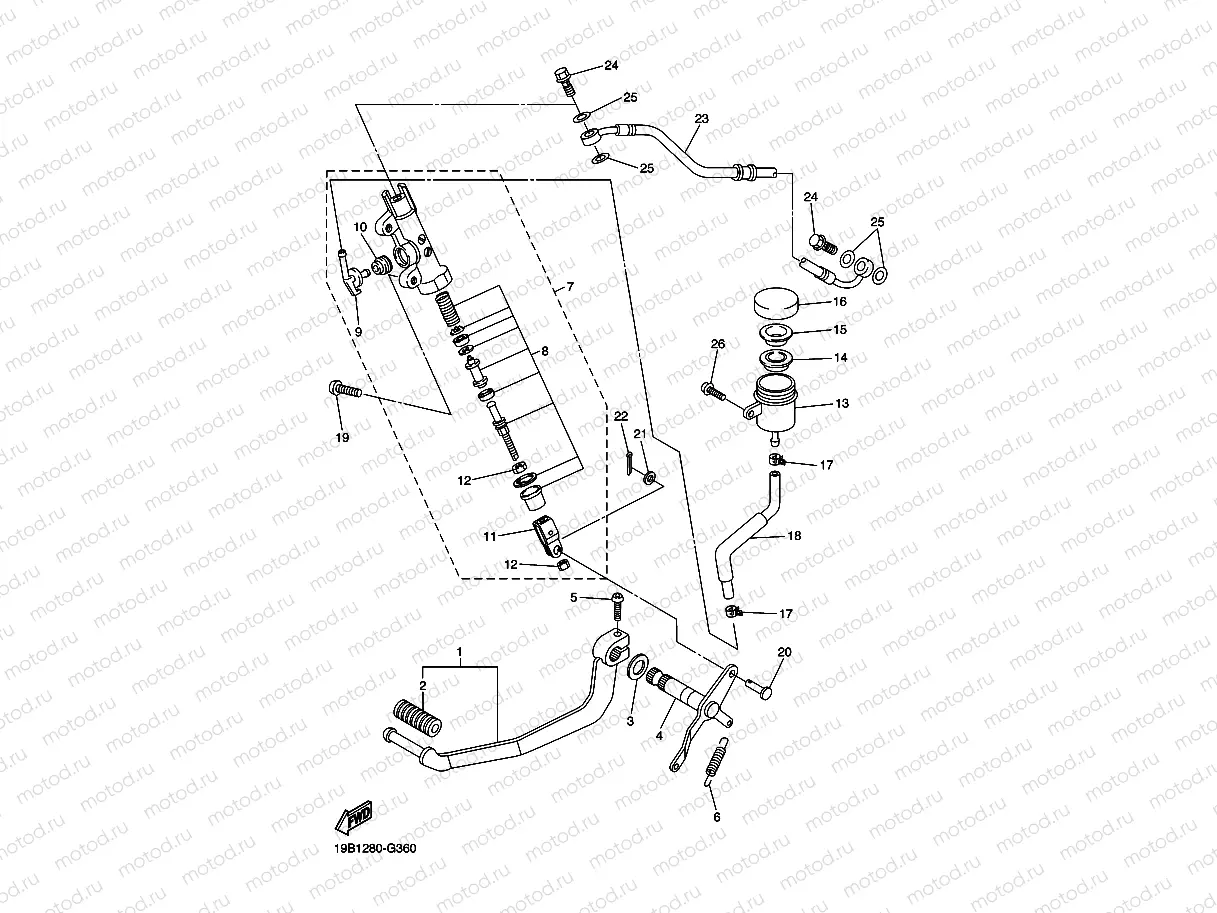 REAR MASTER CYLINDER