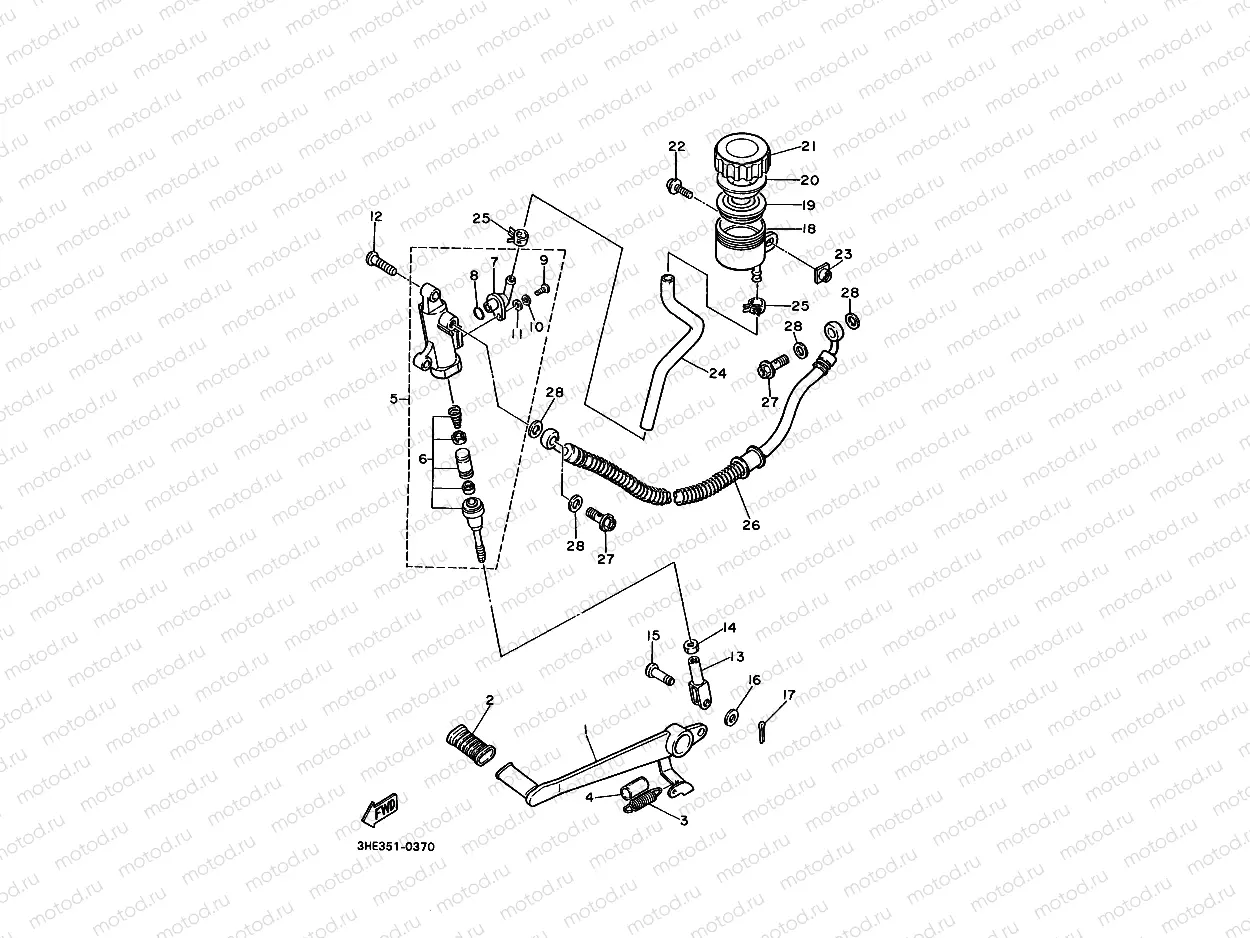 REAR MASTER CYLINDER