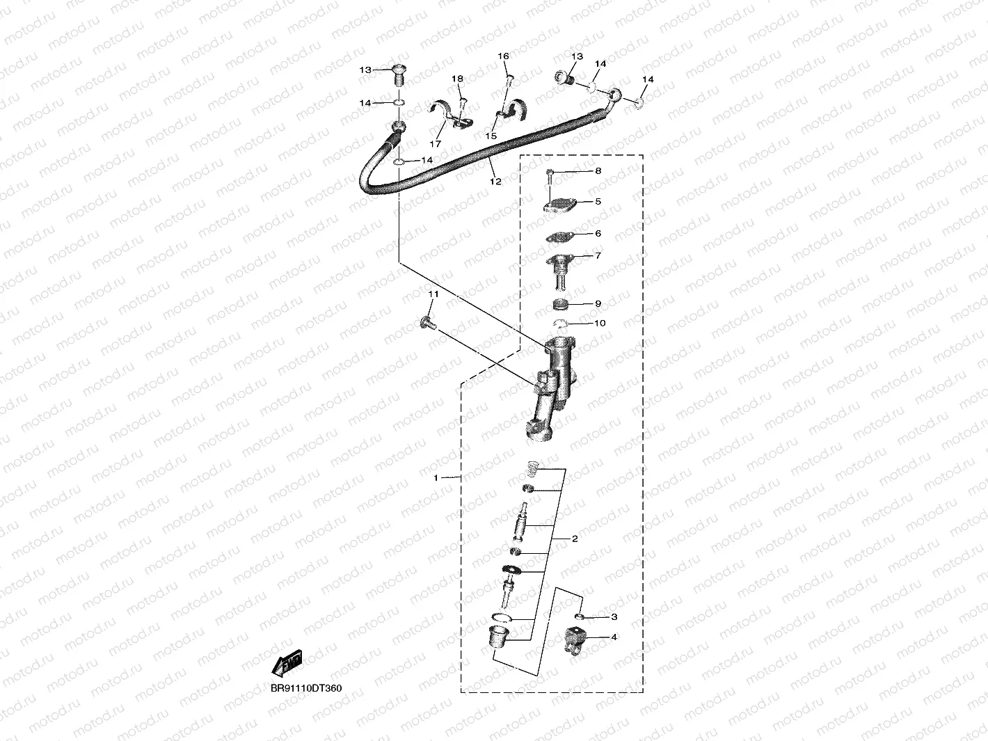 REAR MASTER CYLINDER