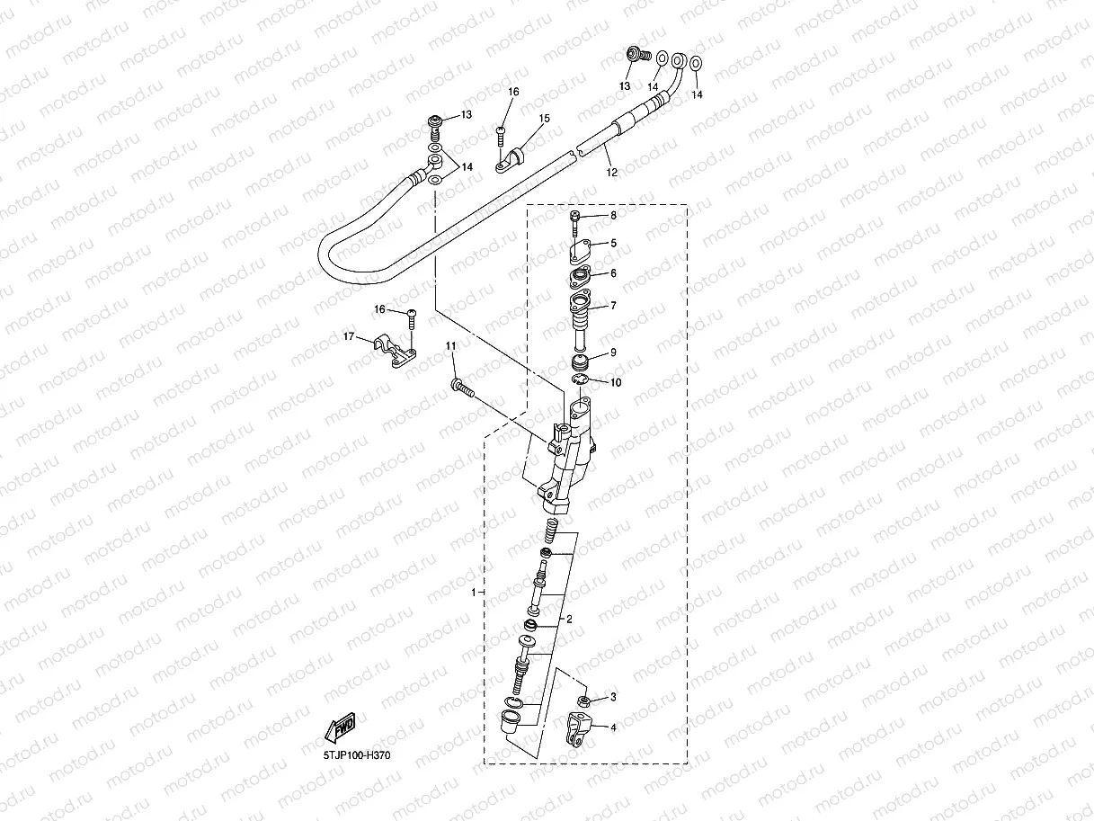 REAR MASTER CYLINDER