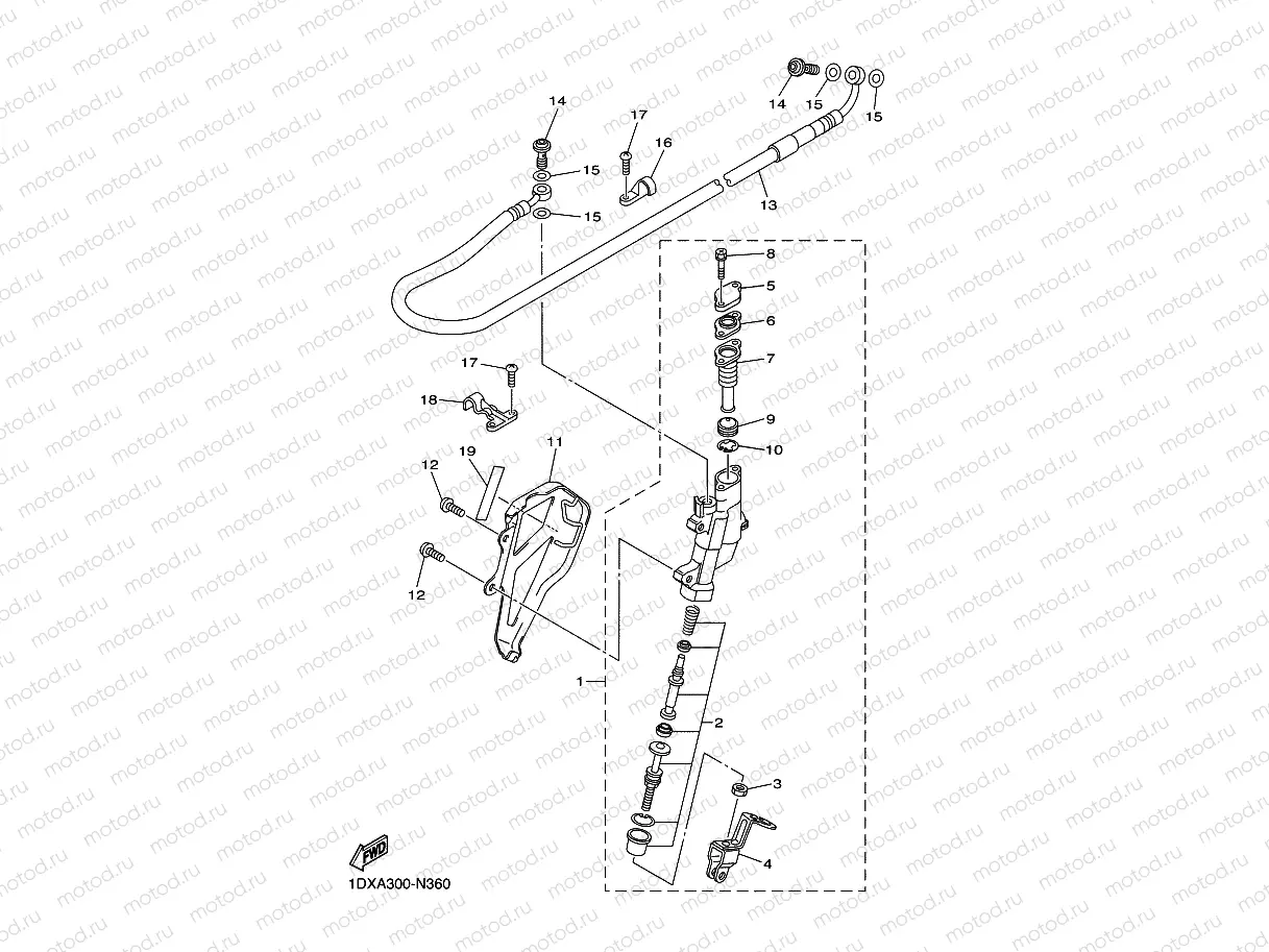 REAR MASTER CYLINDER