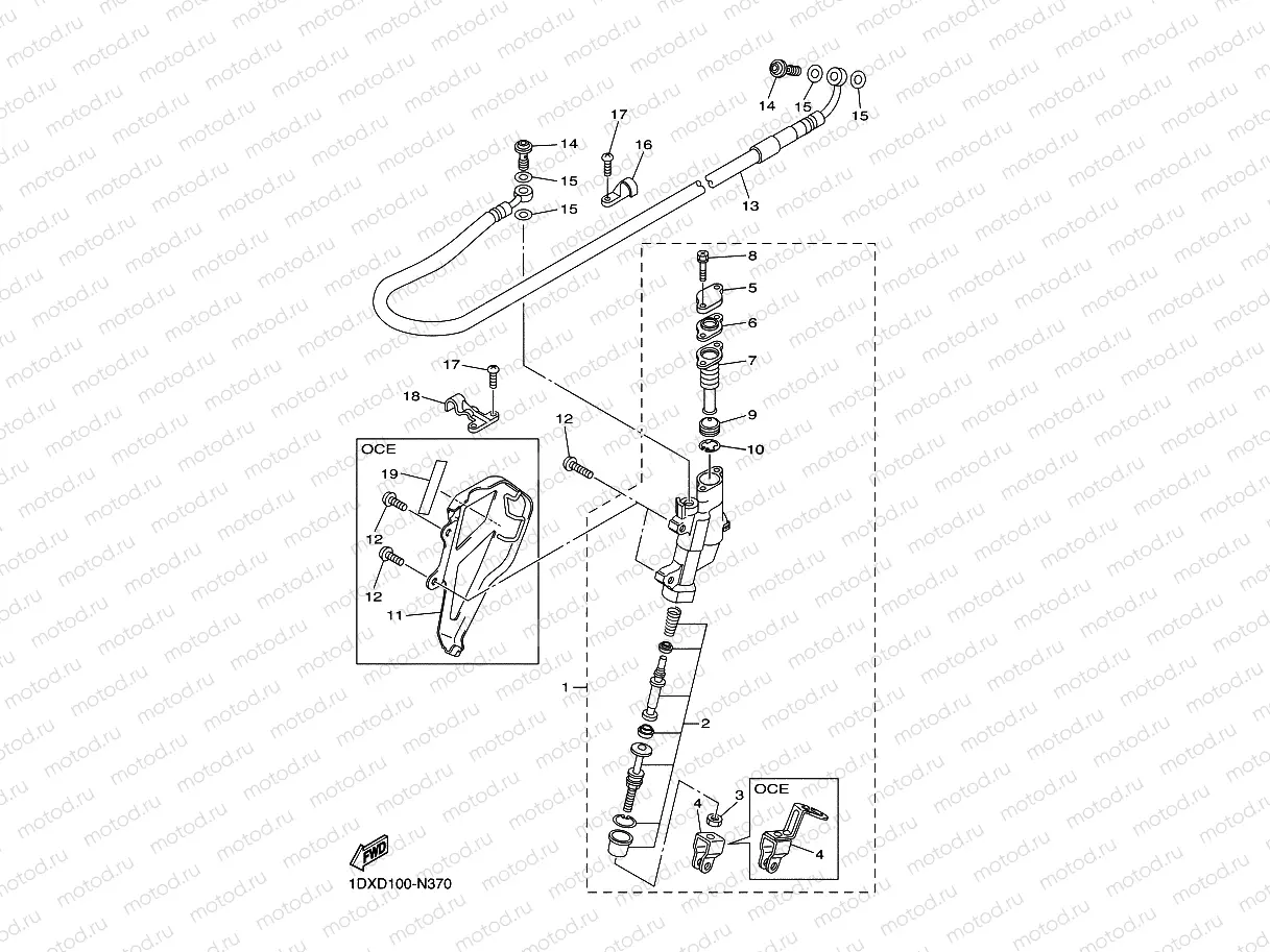 REAR MASTER CYLINDER