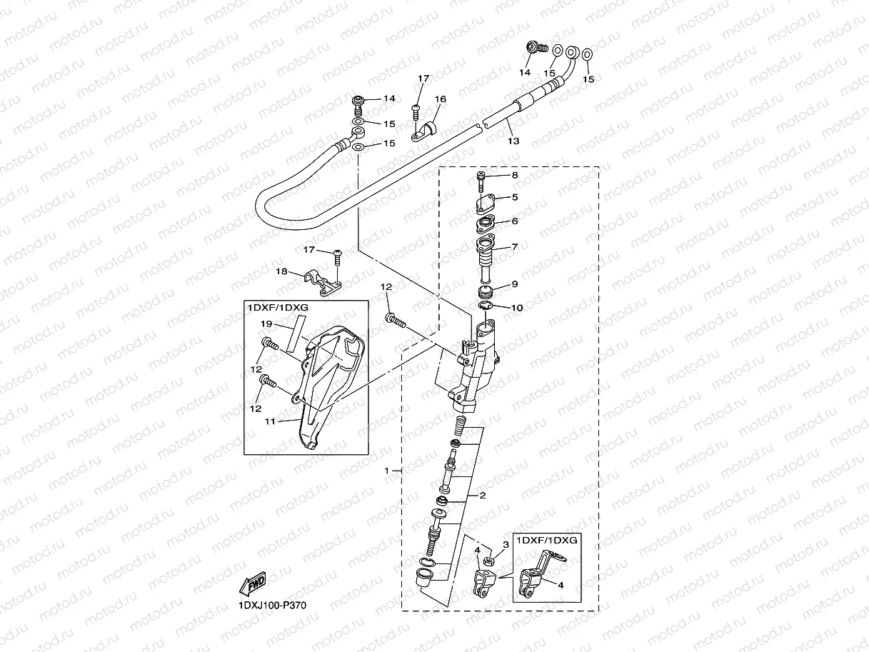 REAR MASTER CYLINDER