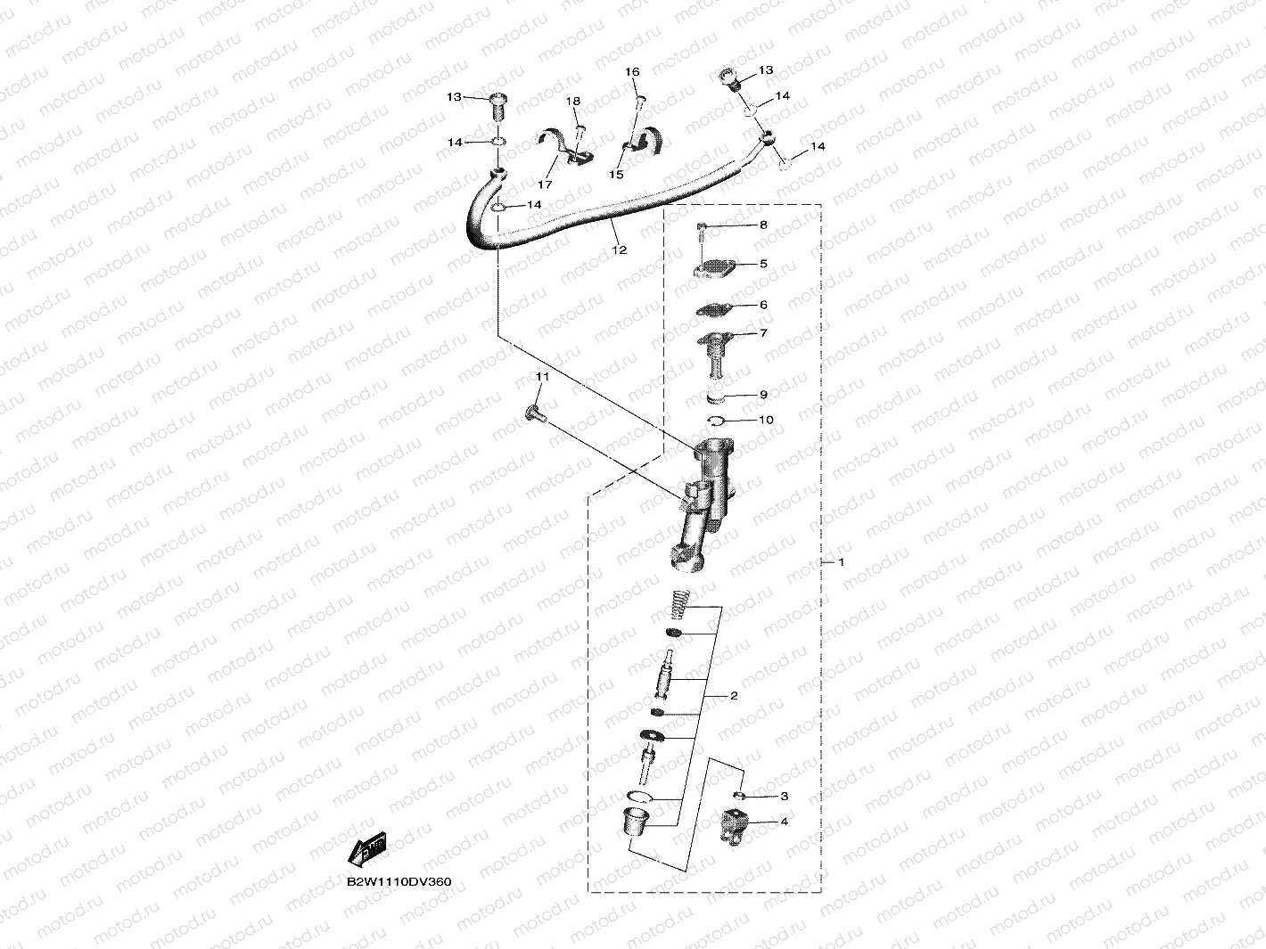 REAR MASTER CYLINDER