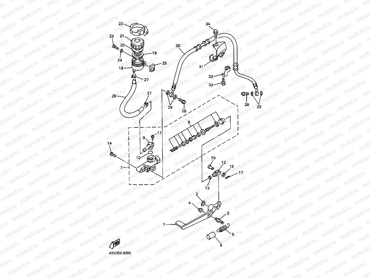 REAR MASTER CYLINDER