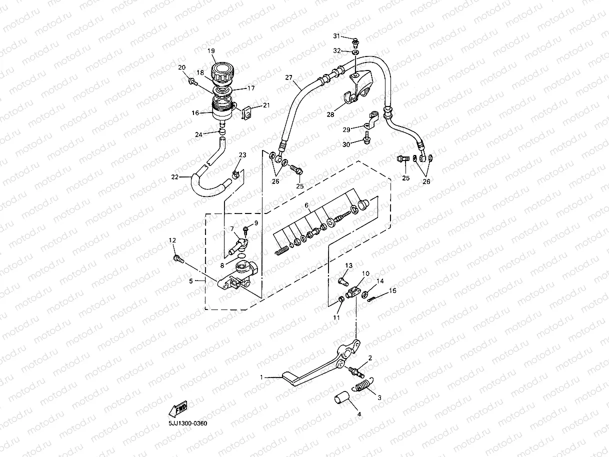 REAR MASTER CYLINDER