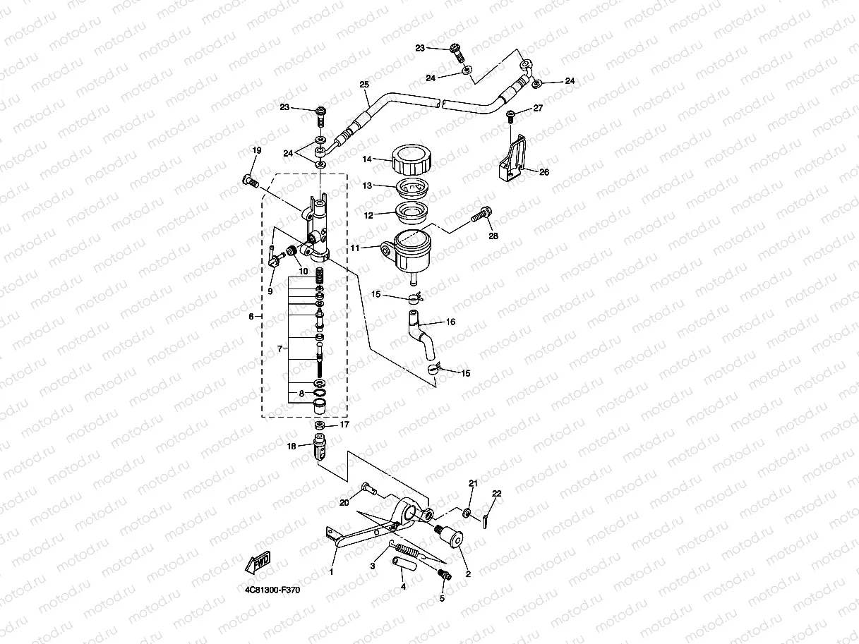 REAR MASTER CYLINDER