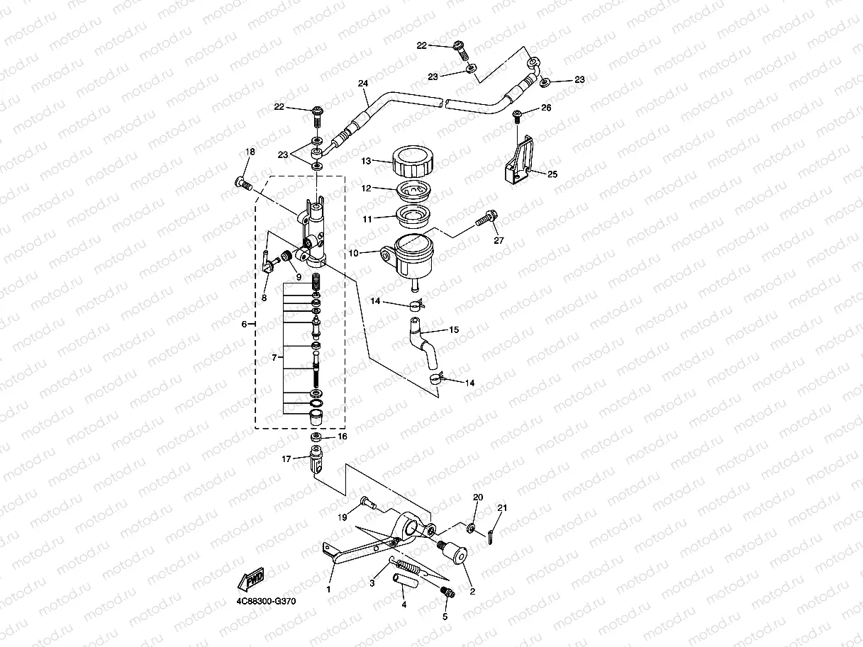 REAR MASTER CYLINDER