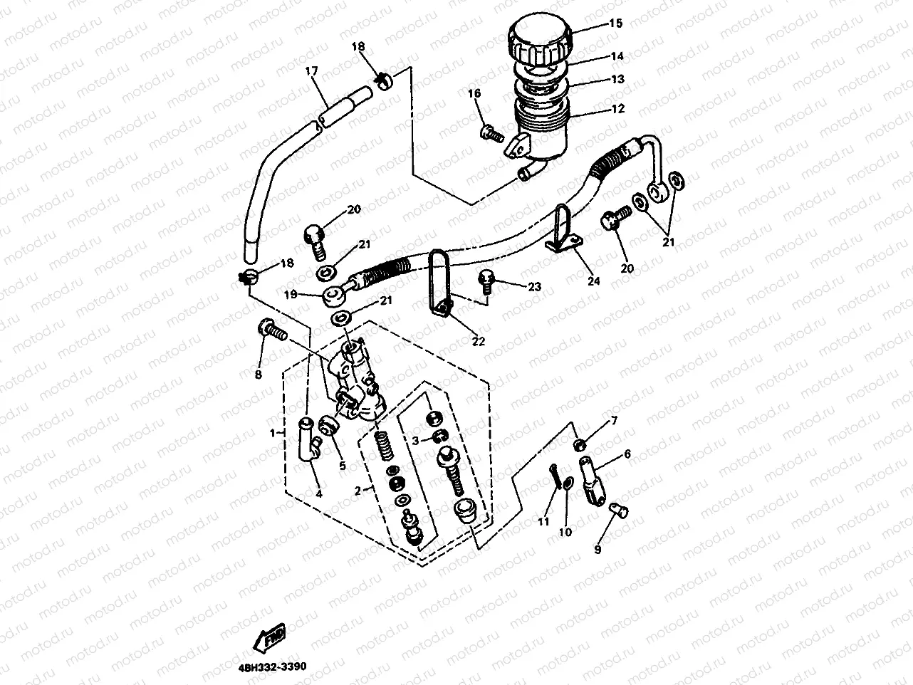 REAR MASTER CYLINDER