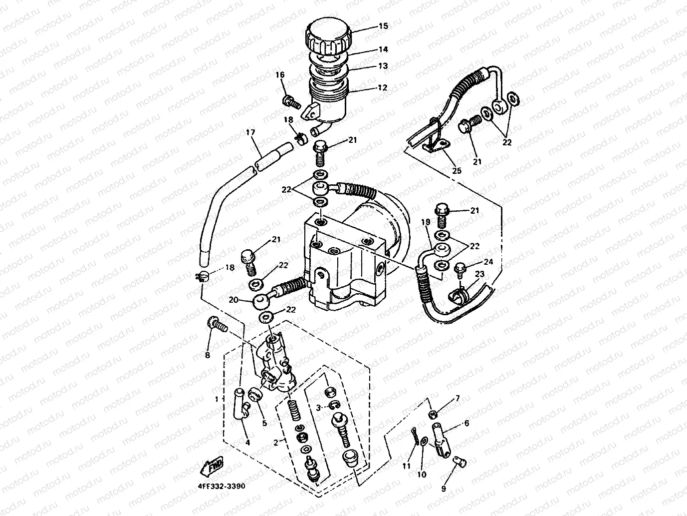 REAR MASTER CYLINDER