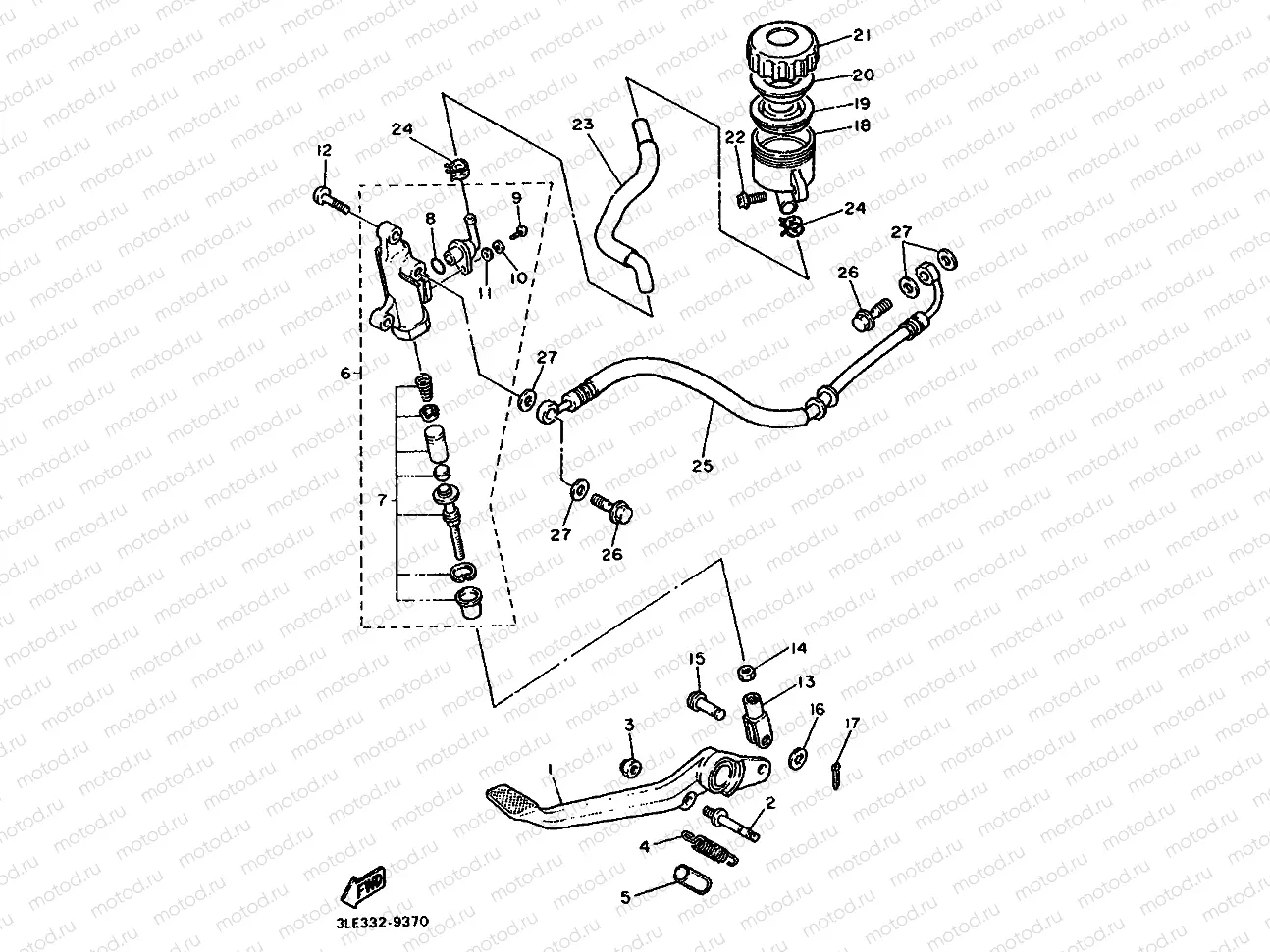 REAR MASTER CYLINDER