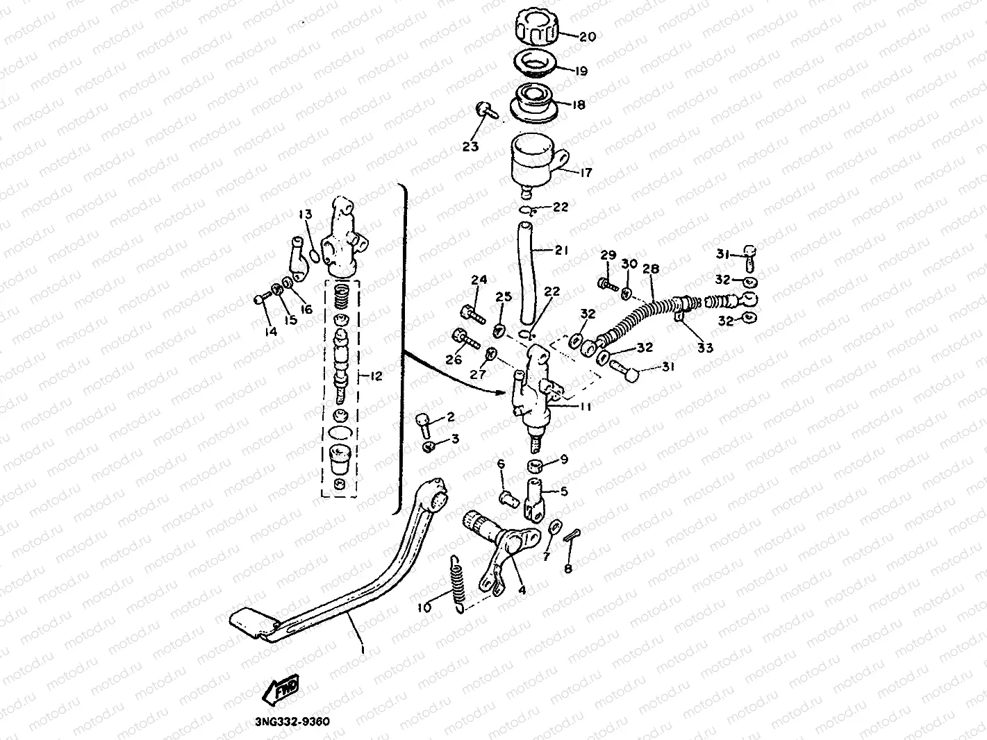 REAR MASTER CYLINDER