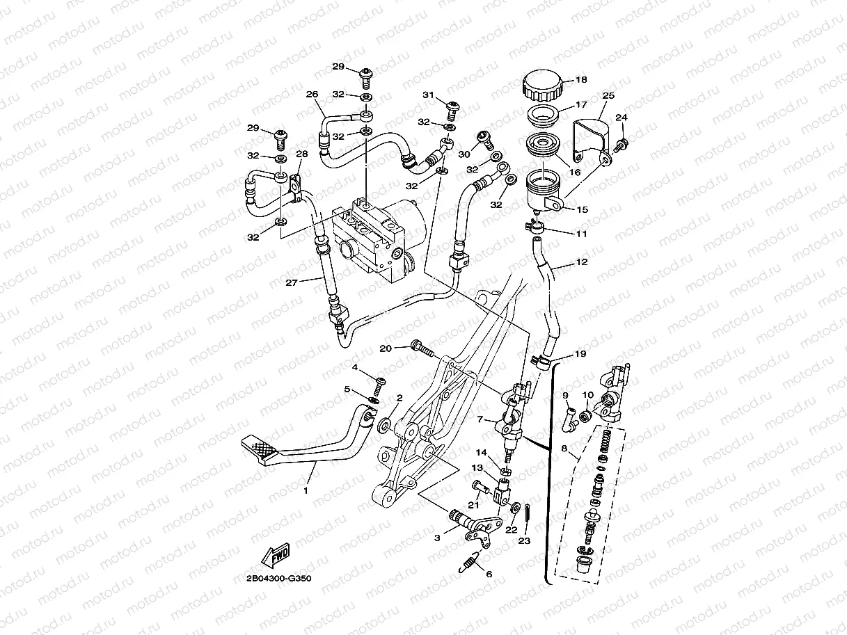 REAR MASTER CYLINDER
