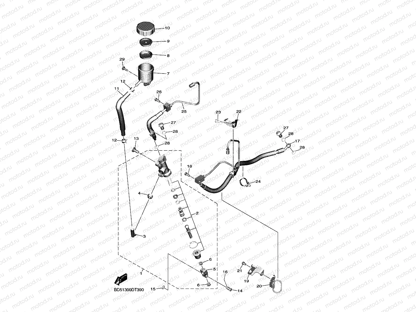 REAR MASTER CYLINDER