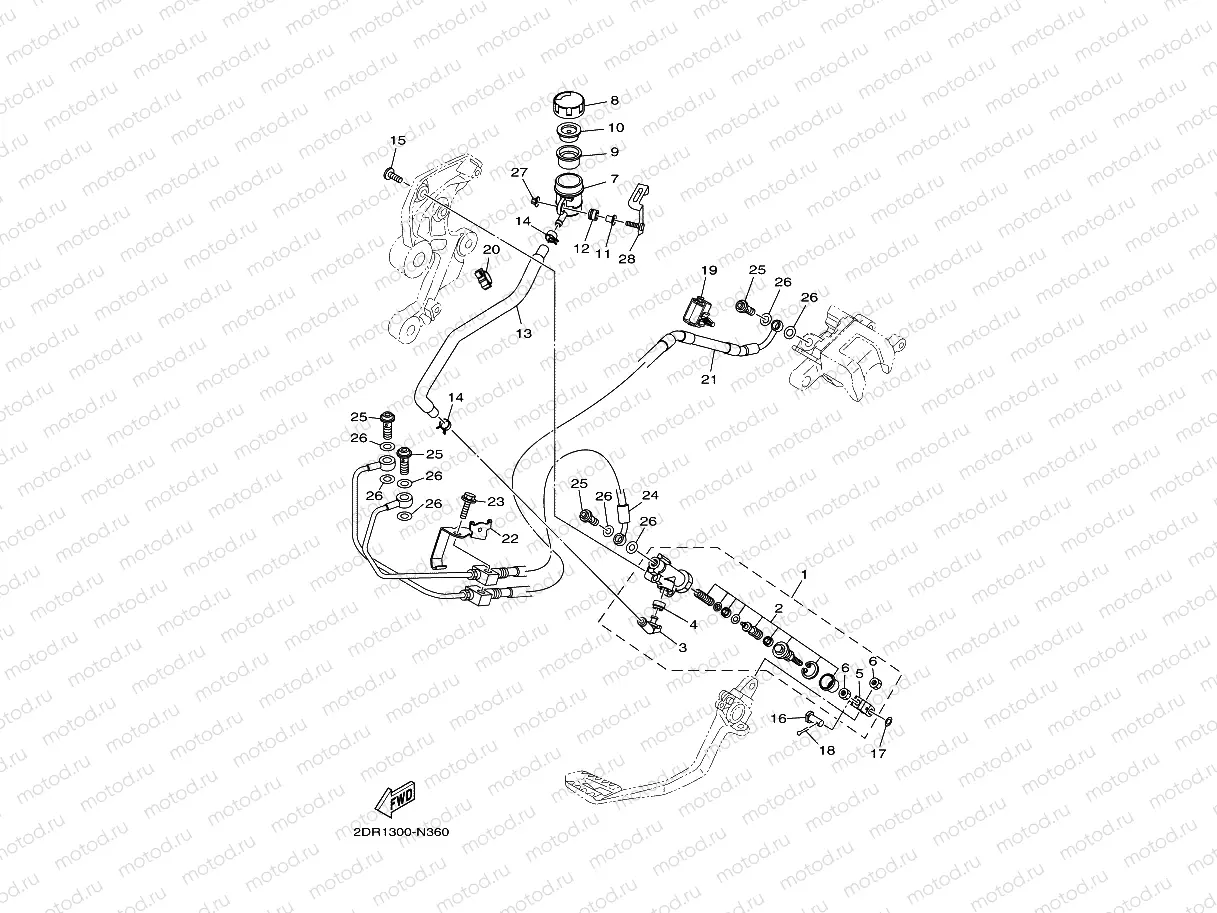 REAR MASTER CYLINDER