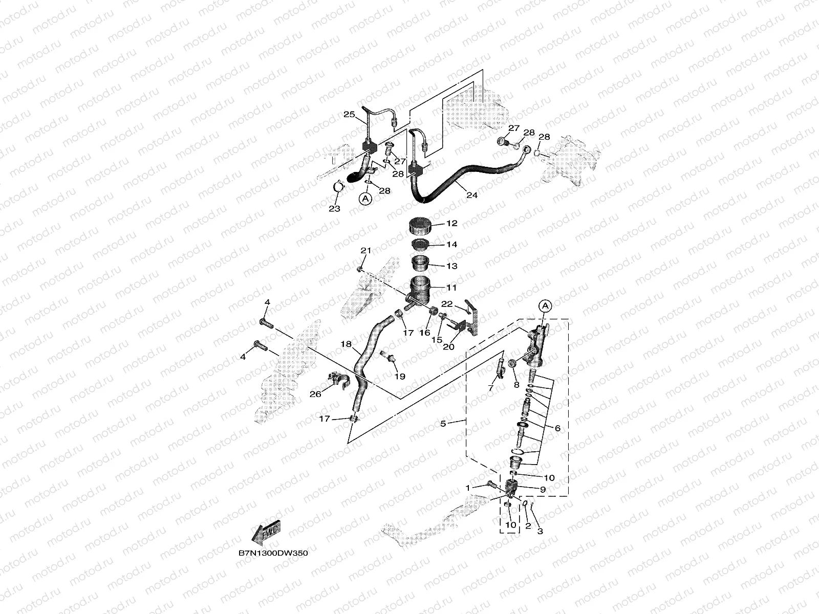 REAR MASTER CYLINDER