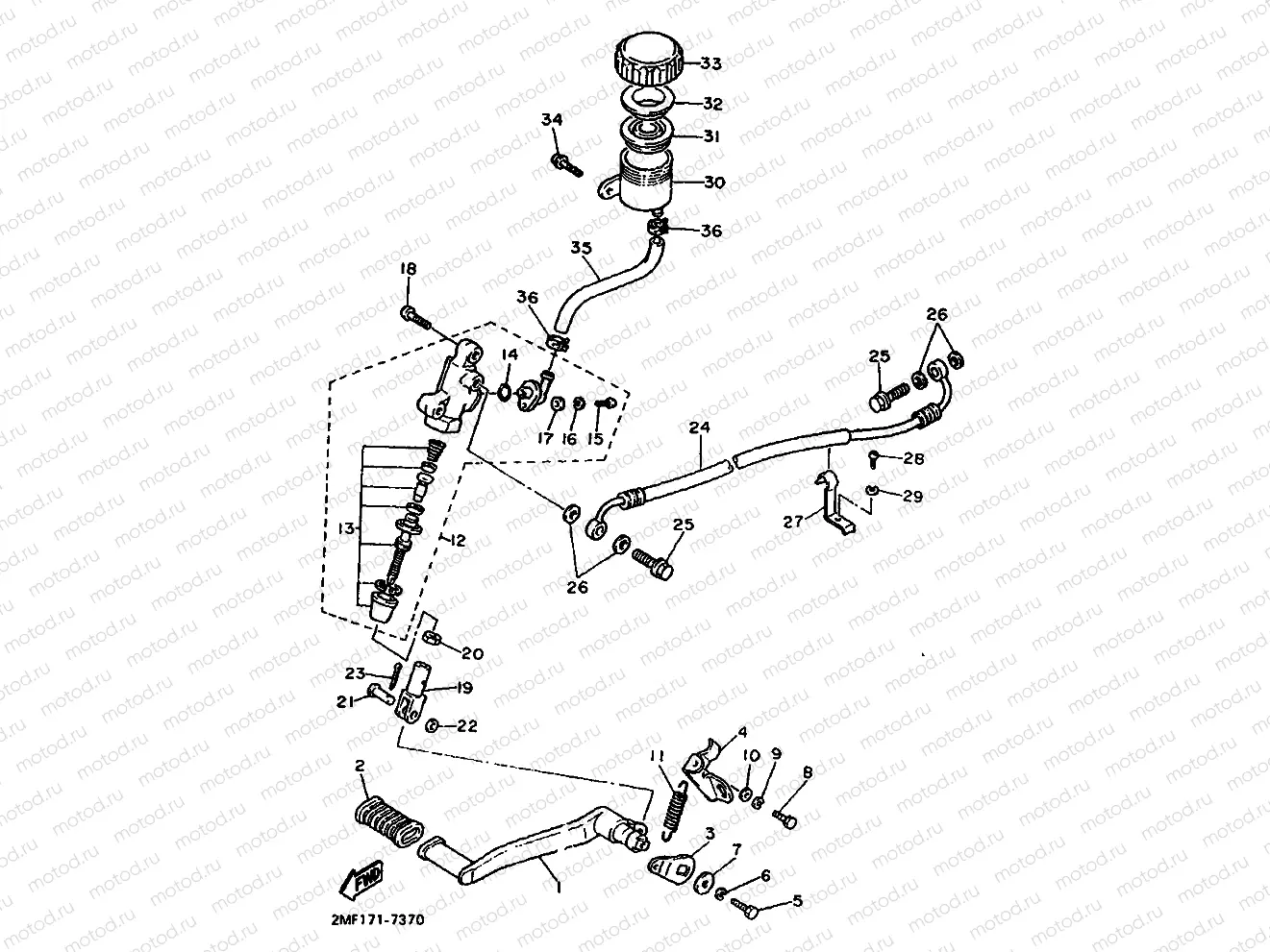 REAR MASTER CYLINDER