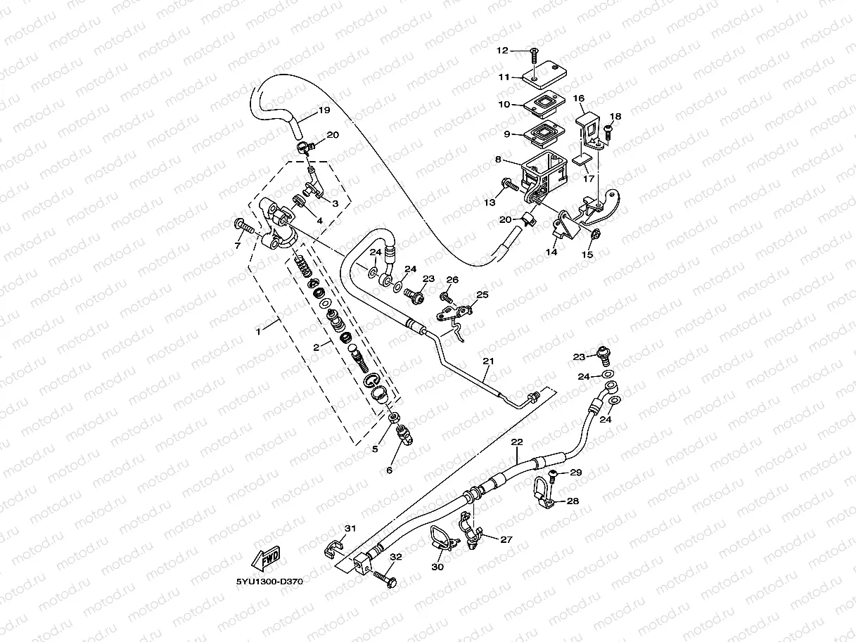 REAR MASTER CYLINDER