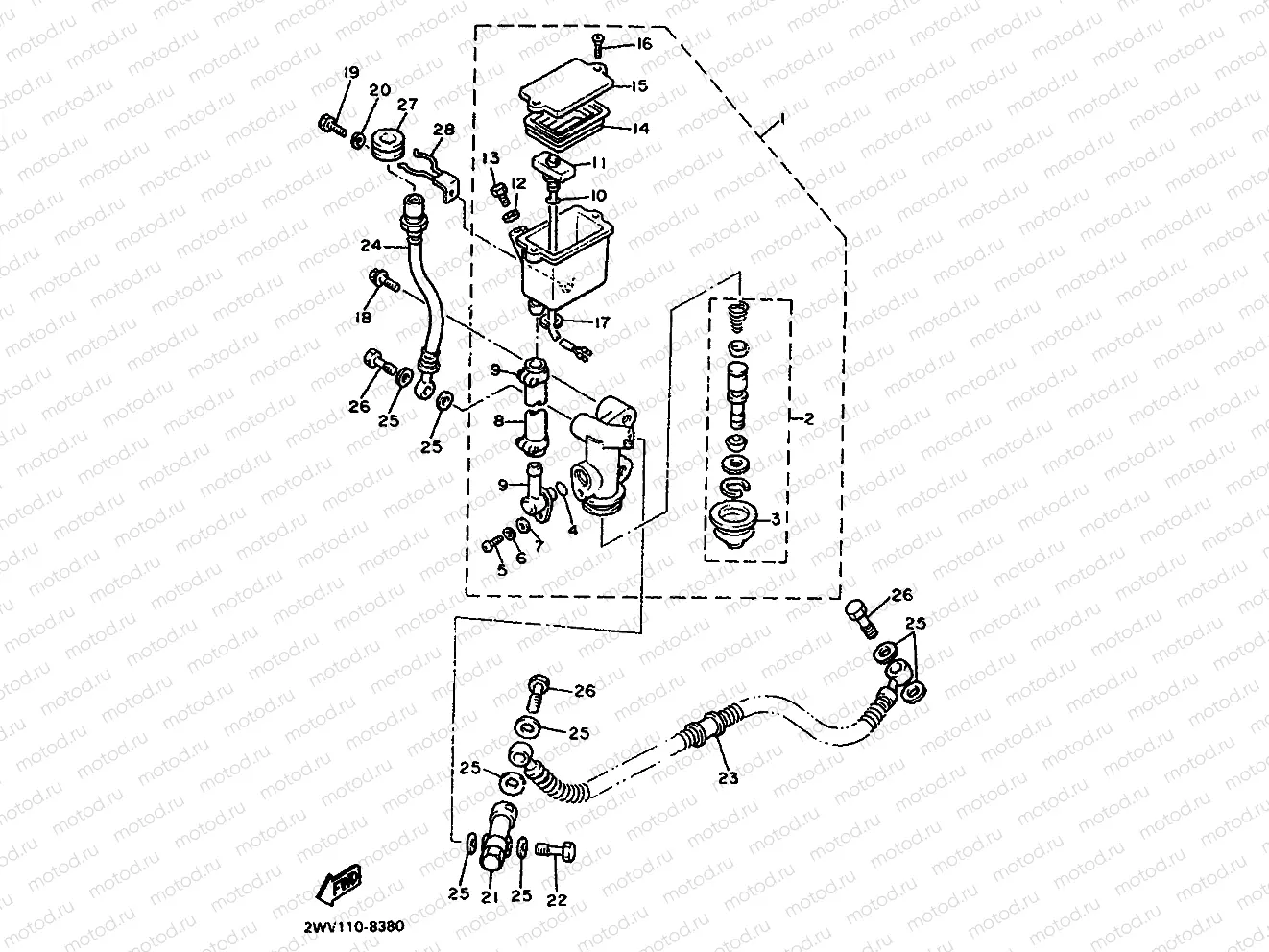REAR MASTER CYLINDER