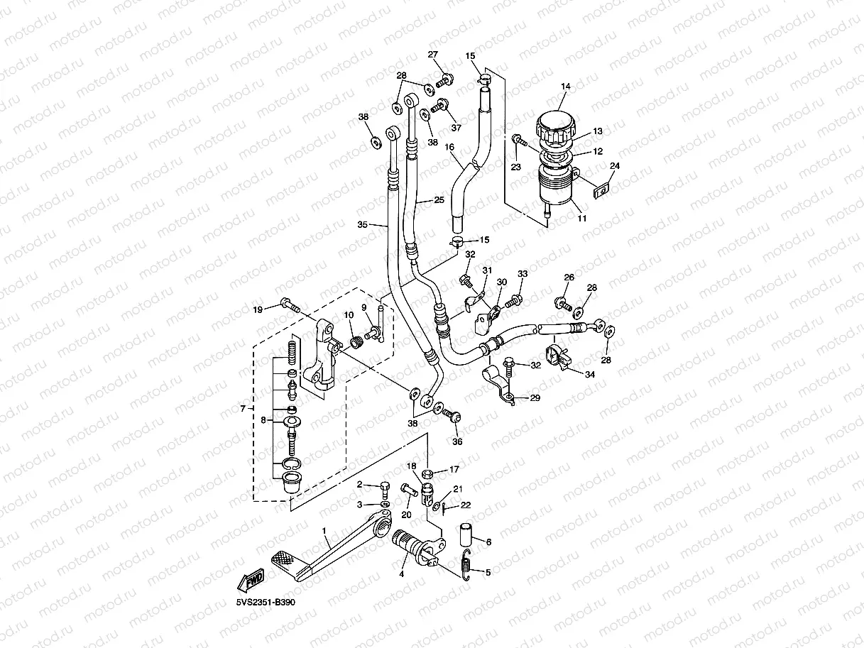REAR MASTER CYLINDER